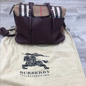 Burberry Mason Diaper Tote